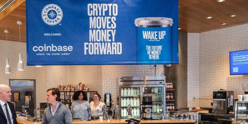 Coinbase Collab with Compass Coffee for Crypto Payment Integration