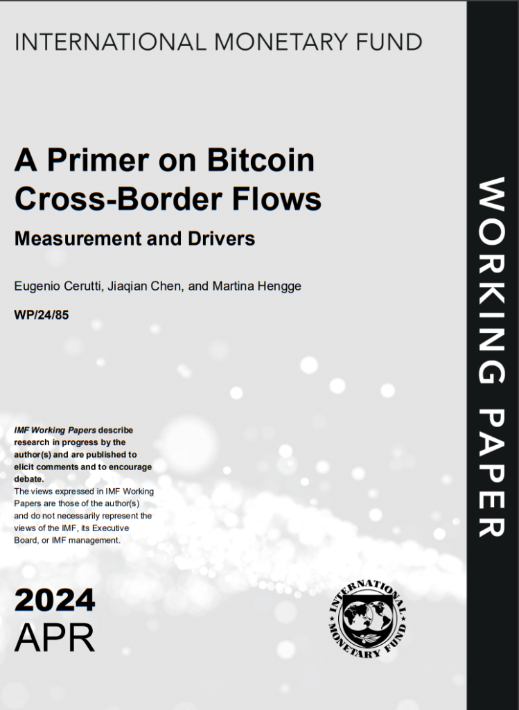 IMF Study Explores Bitcoin's Influence on Cross-border Payments report