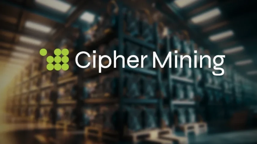 Cipher Mining's Operational Report for April 2024